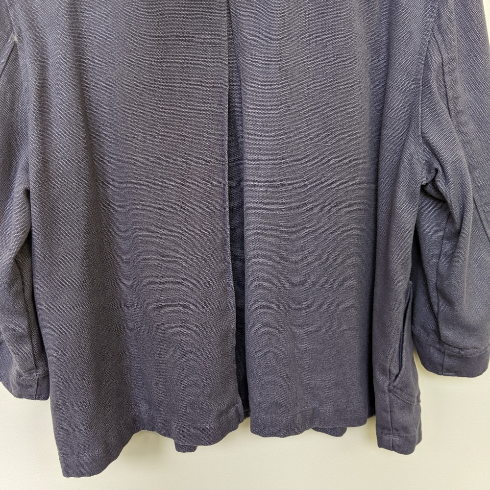 Coldwater Creek Purple Hooded Jacket - Picture 7 of 7